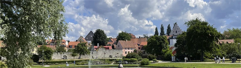 Almedalsparken i Visby