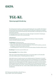 Informationsblad TGL-KL