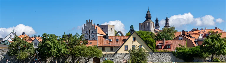 Almedalsparken i Visby