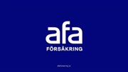 Cover of presentation of Afa Försäkring