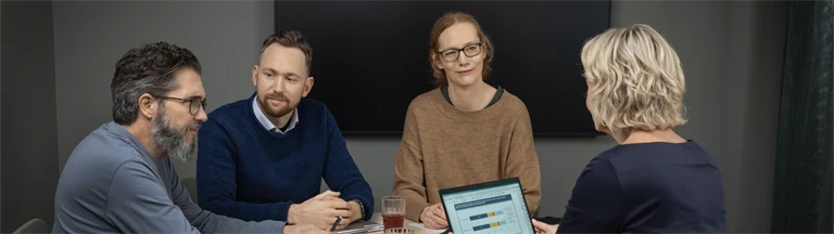 Samtal på kontor