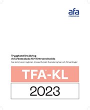 Omslag till försäkringsvillkor TFA-KL för förtroendevalda.