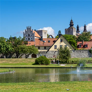 Almedalsparken i Visby