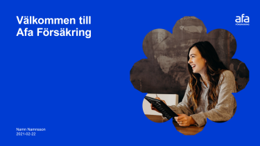 Framsida med blomsiluett innehållandes en bild.