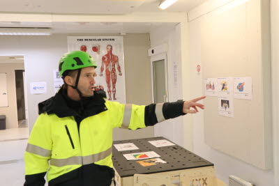 Håcan Eskilsson, utbildare och handledare i Byggbranschens Säkerhetspark.