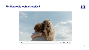 Slide med video.
