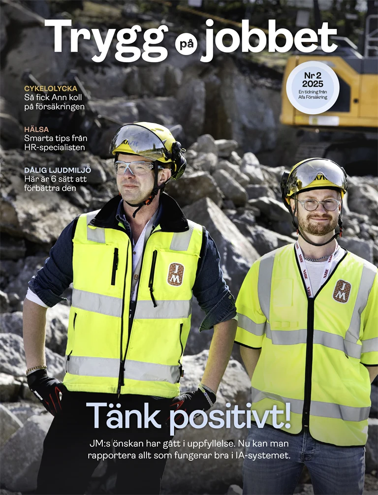 Omslag till Trygg på jobbet nummer 2 år 2025.