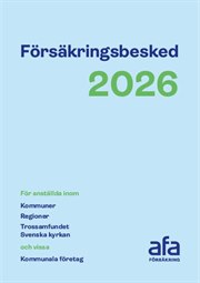 Omslag till Försäkringsbesked KR