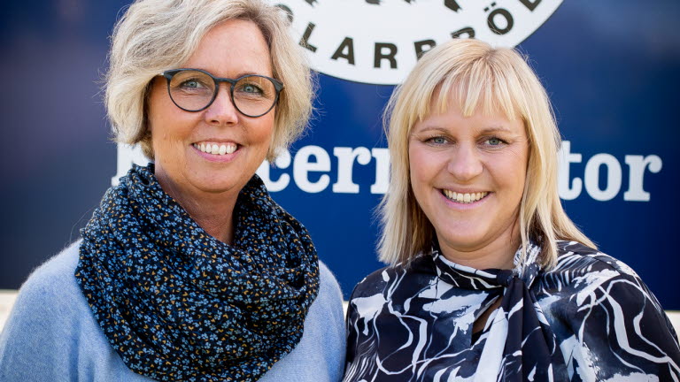 Ulrika Lundgren och Sara Öhgren på Polarbröd.