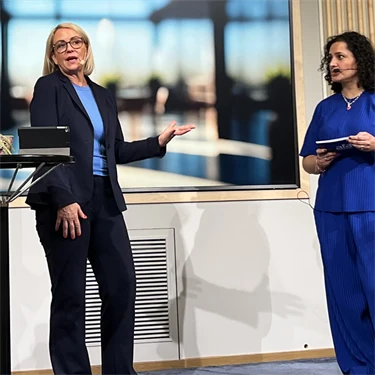 Karin Adelsköld och Diana Persson på Afa Försäkring
