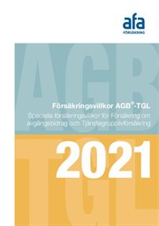 Omslag till försäkringsvillkor AGB och TGL