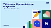 Presentation A – KIA  Regional dag i Sundsvall februari 2025.