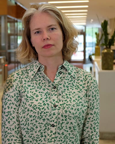Anna Weigelt, chef för analysavdelningen