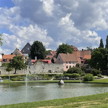 Almedalsparken i Visby