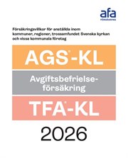Omslag till 2026 års försäkringsvillkor för kommuner, regioner, Svenska kyrkan och vissa kommunala företag.