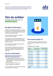 Omslag till faktablad Om du avlider