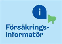 Skylt där det står Försäkringsinformatör