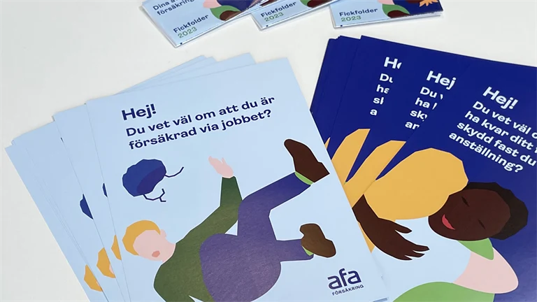 Informationsblad och informationskort för KR-uppdraget.