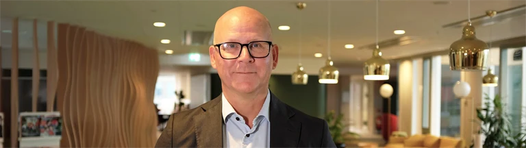 Patrik Grönlund, chef för avdelningen Infrastruktur, IT-tjänster och support på Afa Försäkring och initiativtagare till arbetet med Hållbar IT.