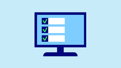 (png) Dator med formulär