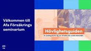 Hövlighetsguiden presentationsbilder