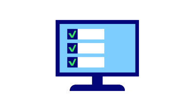 (png) Dator med formulär