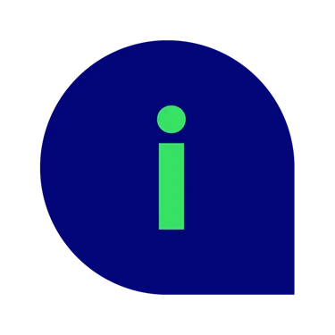 Bubbla med bokstaven i