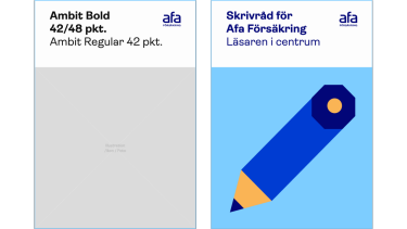 Omslag med kvadratisk illustration.