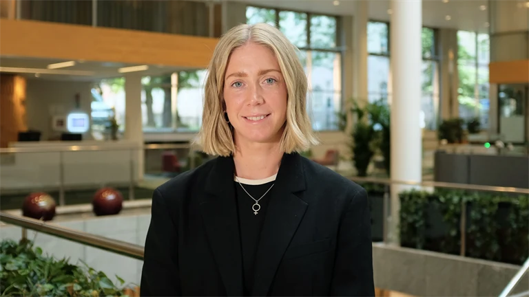 Sandra Petersson, chef för Partsrelatiopner och försäkringsvillkor på Afa Försäkring.