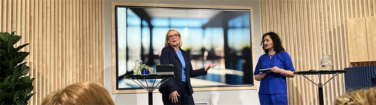 Karin Adelsköld och Diana Persson på Afa Försäkring