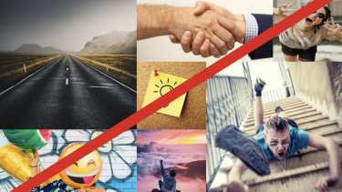 Kollage av bilder som upplevs arrangerade och inte ingår i Afa Försäkrings varumärke.