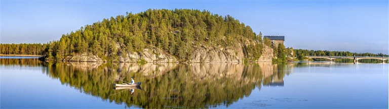 Naturvy under sommaren i Lycksele