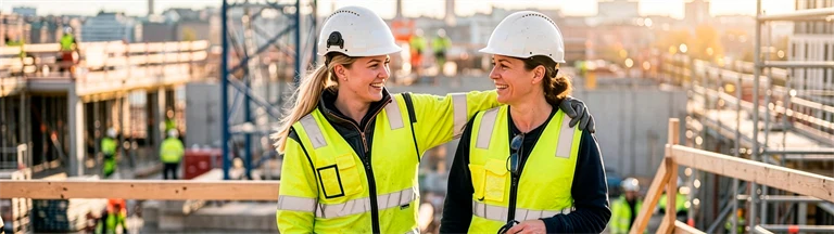 Två kvinnor på en arbetsplats