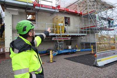 Håcan Eskilsson, utbildare och handledare i Byggbranschens Säkerhetspark.