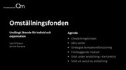 Omställningsfonden – Livslångt lärande för individ och organisation