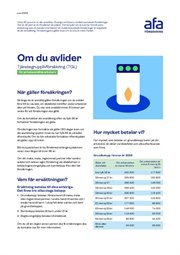 Omslag till faktablad Om du avlider