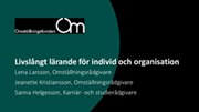 H - Livslångt lärande för individ och organisation 