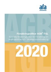 Omslag till försäkringsvillkor AGB och TGL 2020
