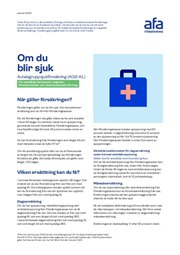 Omslag till broschyr Om du blir sjuk