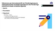 Presentation rehabstödet Afa och Försäkringskassan 2026