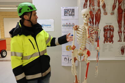 Håcan Eskilsson, utbildare och handledare i Byggbranschens Säkerhetspark.