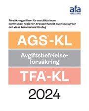 Omslag till 2024 års försäkringsvillkor för kommuner, regioner, Svenska kyrkan och vissa kommunala företag.