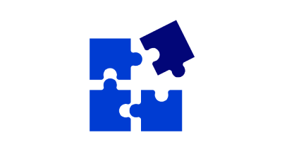 (png) Fyra pusselbitar