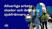 Presentationsbilder: Allvarliga arbetsskador och långvarig sjukfrånvaro