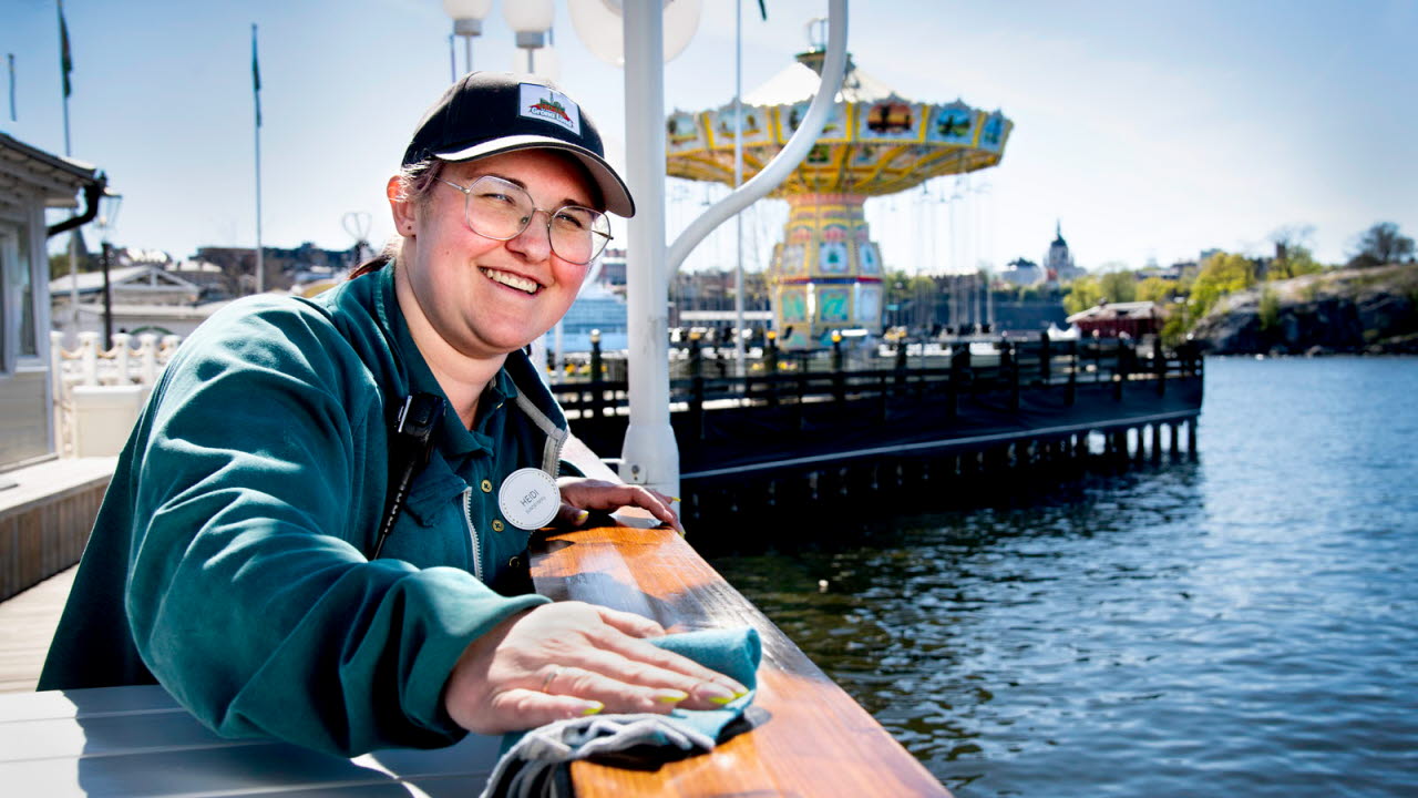Heidi Markeland på Gröna lund