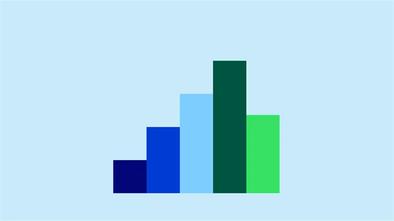 staplar i olika hojd