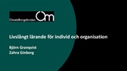 Omslag till presentationen: Livslångt lärande