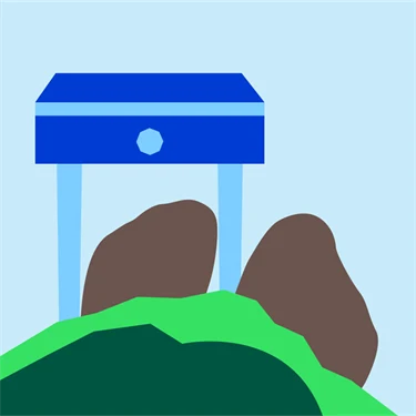 sjuk person ligger i sängen framför ett litet bord