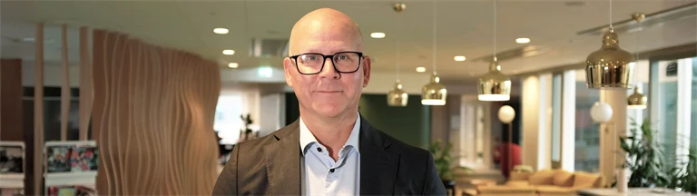Patrik Grönlund, chef för Infrastruktur, IT-tjänster och support på Afa För­säkring. 