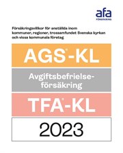 Omslag till 2023 års försäkringsvillkor för kommuner, regioner, Svenska kyrkan och vissa kommunala företag